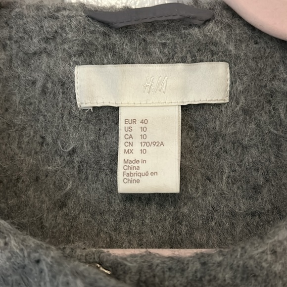 Grey pea coat - Picture 3 of 5